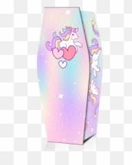 Unicorn Coffin With Lid Home U0026 Living Decorative Trays - Fictional Character Emoji,Idic Emoji