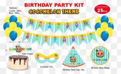 Birthday Party Combo Kit 25pcs Emoji,Emojis Wparty Hat