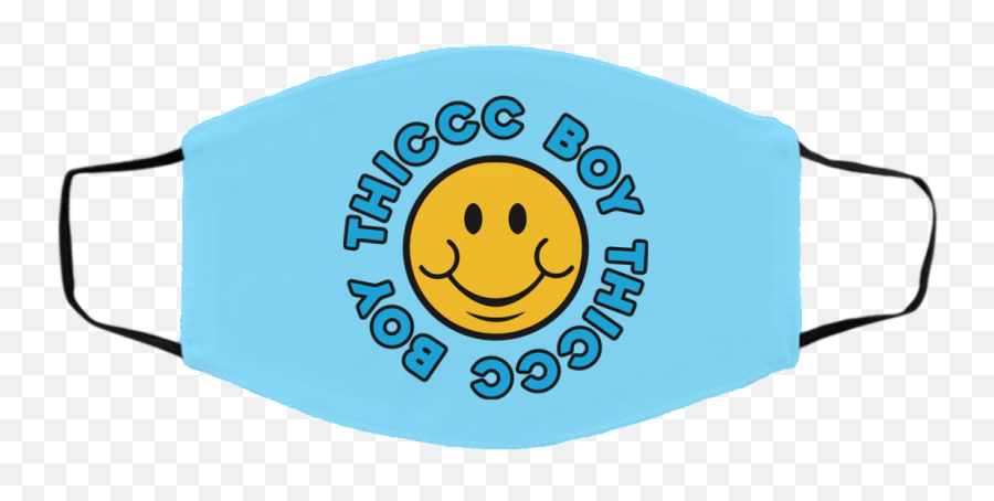 Thicc Boy Brendan Schaub Merch Thiccc Boy Smiley Face Mask Emoji,Emoticon Face In Gmail