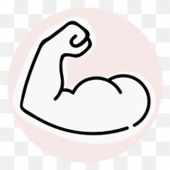 Flex Biceps Emoji Android,Cartoon Emoji Bicep