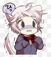 Cute Cat Ear Boy Sticker Pack - Stickers Cloud Emoji,How To Draw Cat Ear Emotions