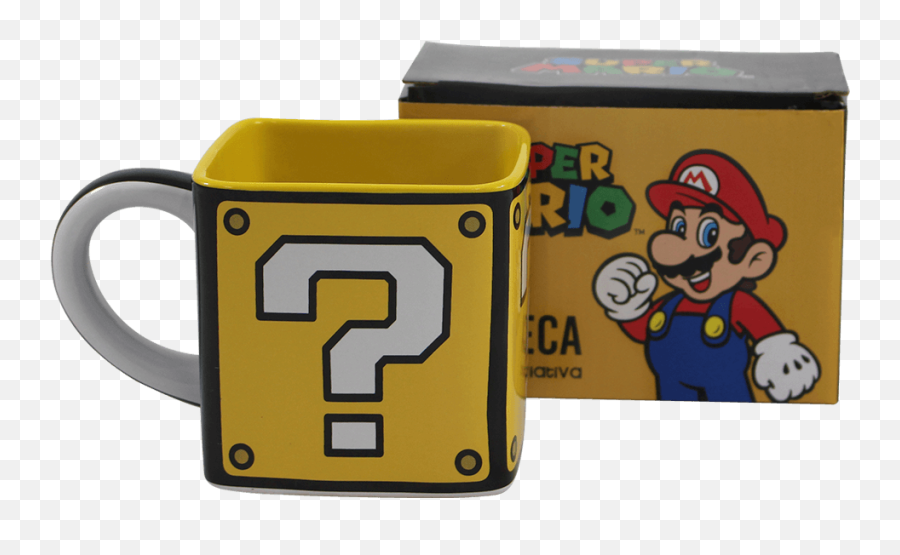 Caneca Cubo Mario - Zonacriativa Emoji,Caneca Emojis