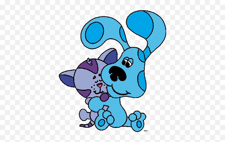 Blues Clues Blue And Periwinkle - Clip Art Library Emoji,Randy Orton Emoticon