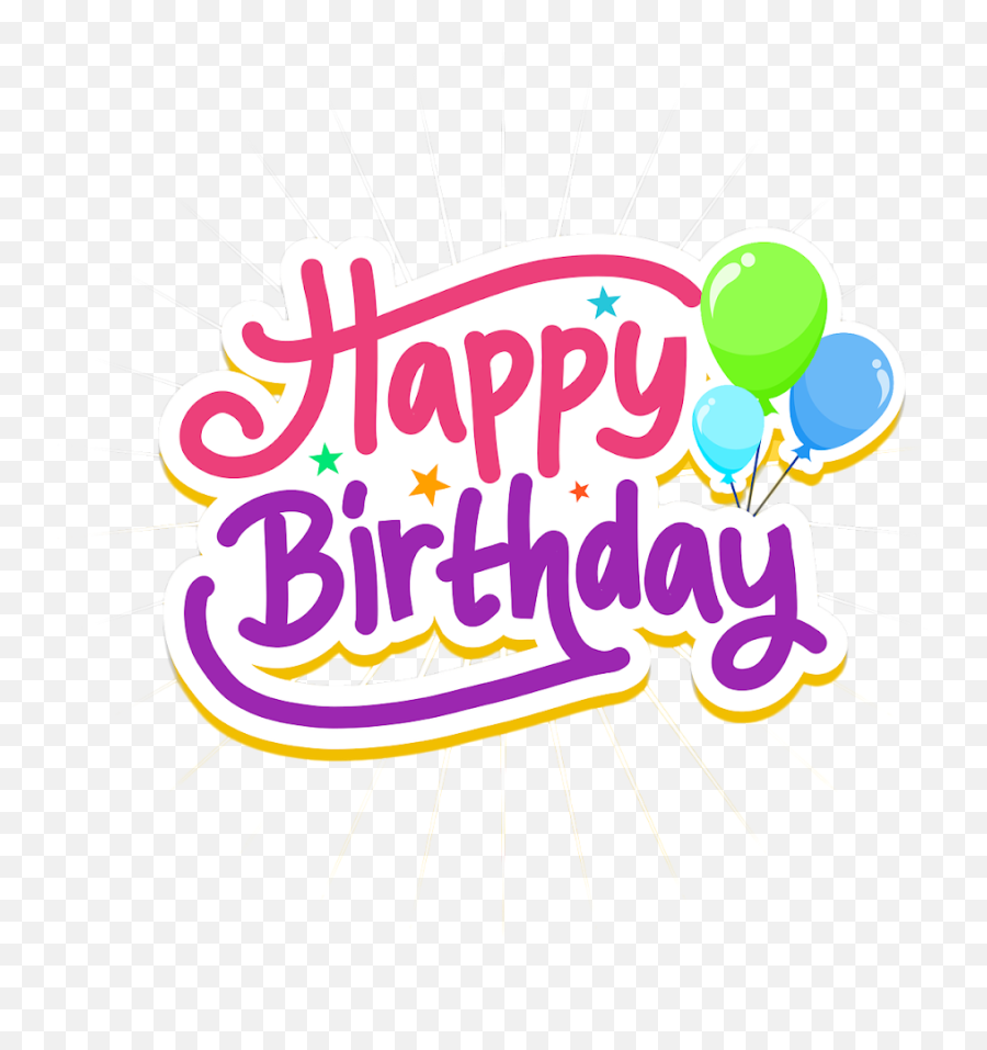 Frame Happy Birthday Png - Happy Birthday Text Png Birthday Frame Design Happy Birthday Emoji,Happy Birthday Emoji