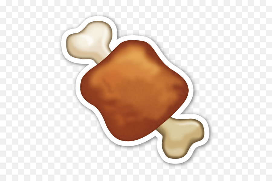 Meat On Bone Emoji Stickers Emoji Meat - Meat In One Piece,Food Emoji
