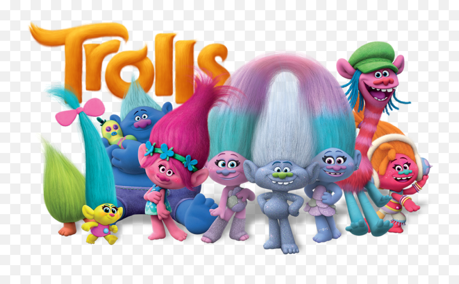 Movie Fanart - Dreamworks Trolls Emoji,Emoji Movie Fanart