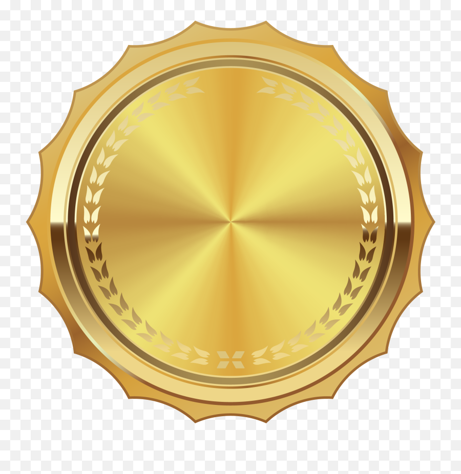 Gold Circle Png Emoji,Gold Medal Emoji