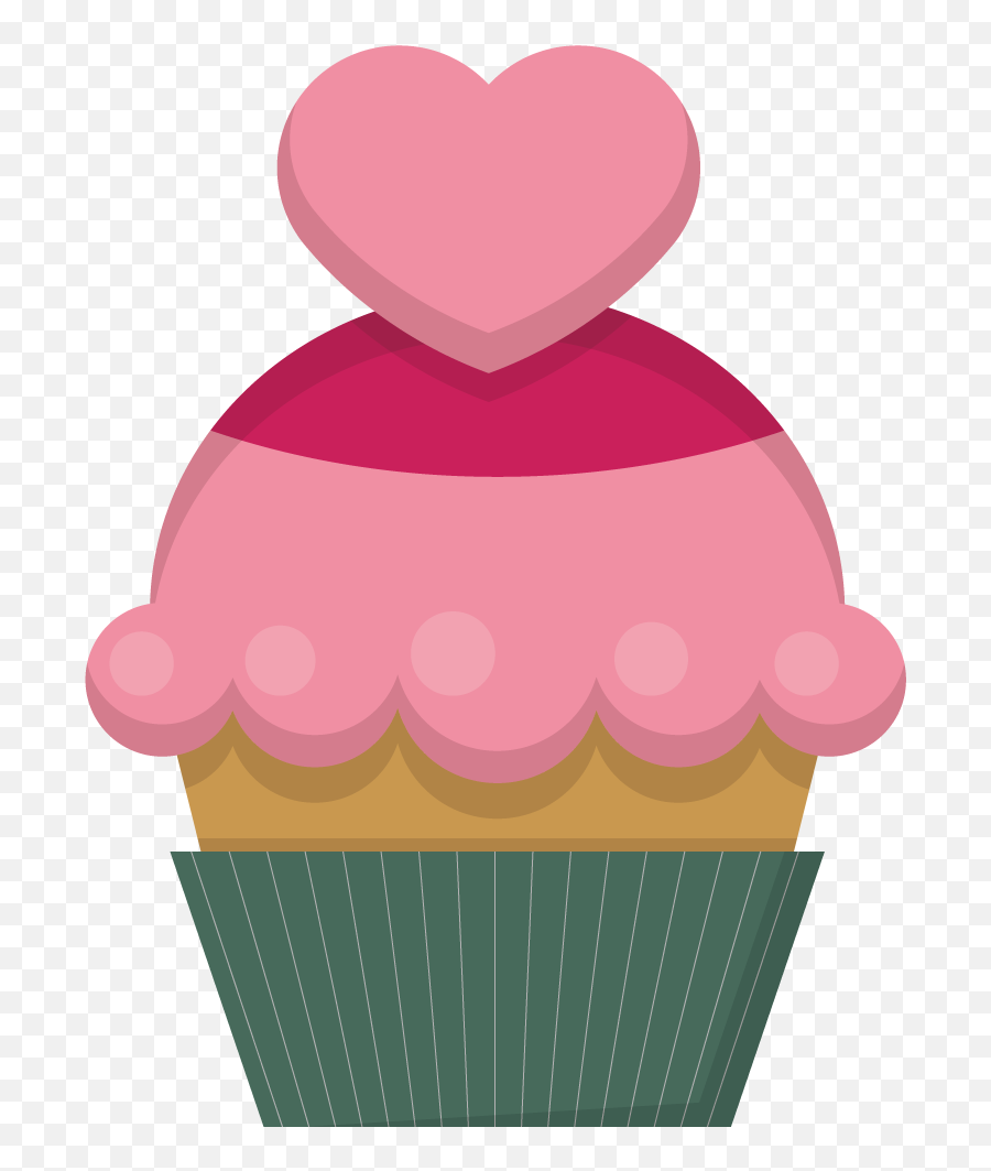 Png Stock Ice Cream S Day Heart Cake Vector - Heart Shaped Cupcakes Cartoon Heart Png Emoji,Ice Heart Emoji