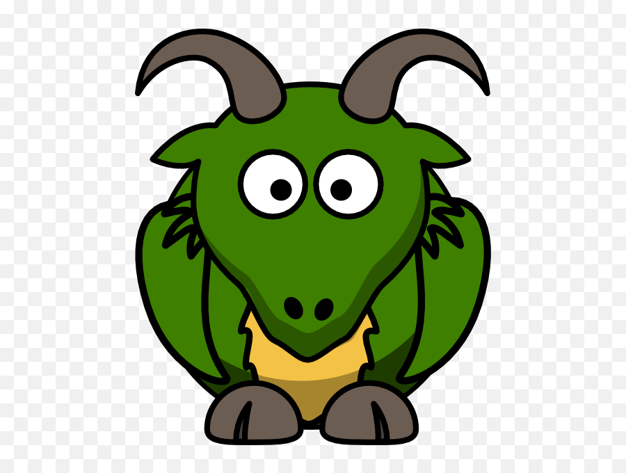 Cartoon Dragon Clipart - Green Dragon Cartoon Clipart Emoji,Dragon Emoticons