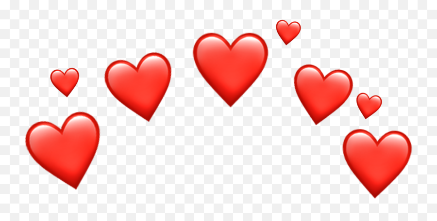 Heart Emoji Crown Heartcrown Sticker By - Girly,Hearts Emoji Meme