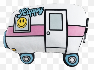 Kids Pillows - Automotive Decal Emoji,Emoji Backrest Pillow