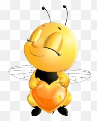 Pin En Hermoso - Dia De Las Abejas Dibujo Emoji,Emoticon Tirando Un Beso