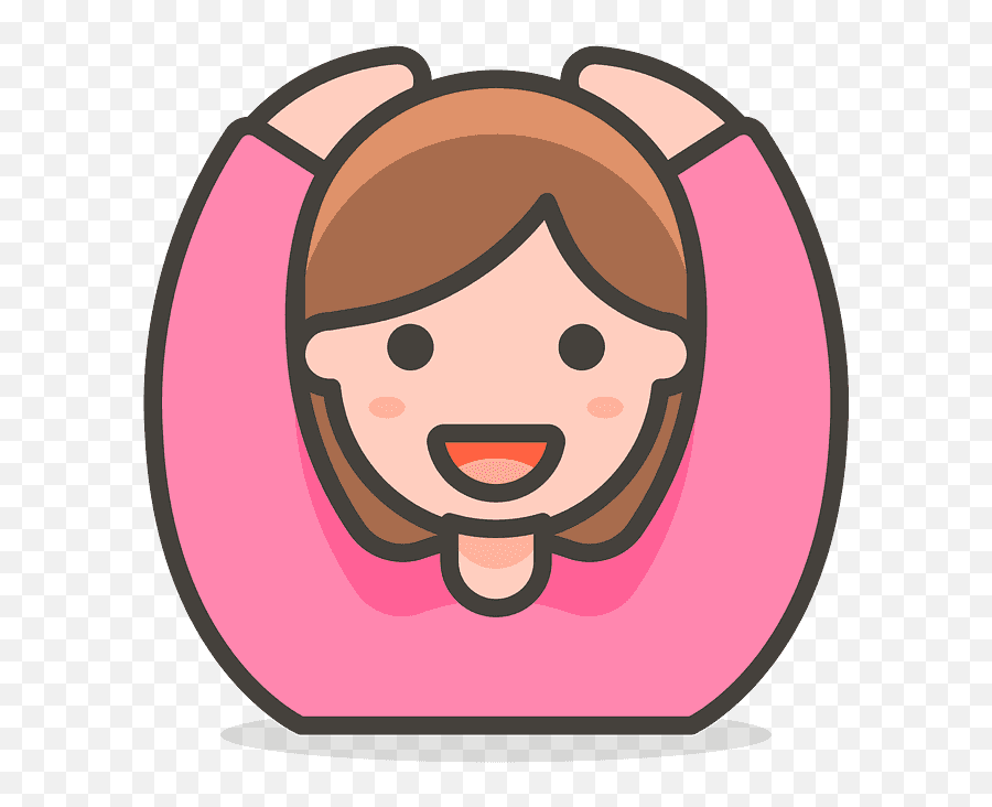 Woman Gesturing Ok Emoji Clipart Free Download Transparent - Family Woman Woman Boy Boy Emoji,Okay Sign Emoticon