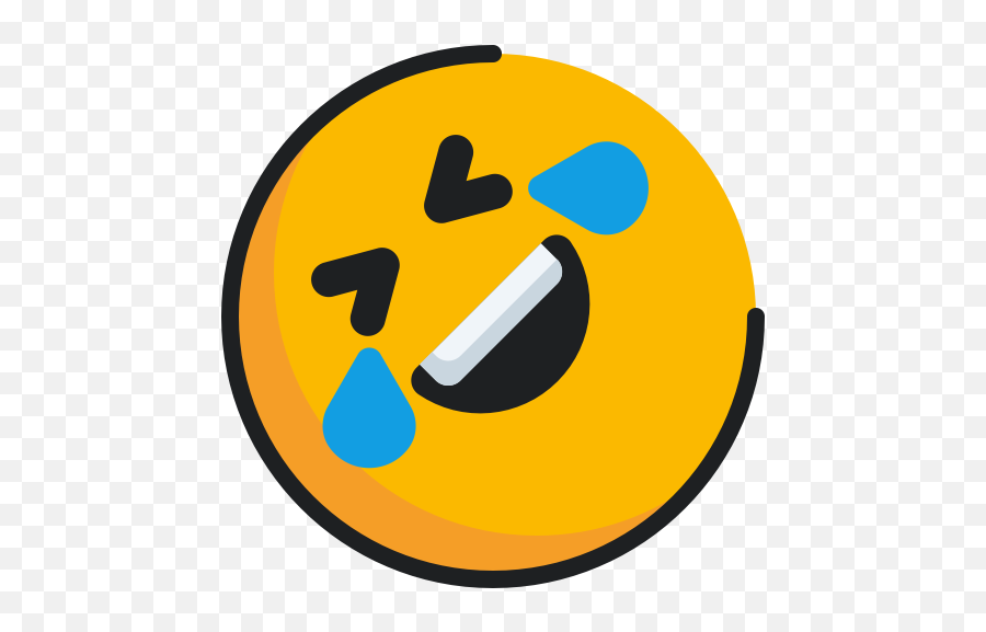 Emoji Emoticon Laughing Rolling On The Floor Icon - Free Happy,Emoji Download