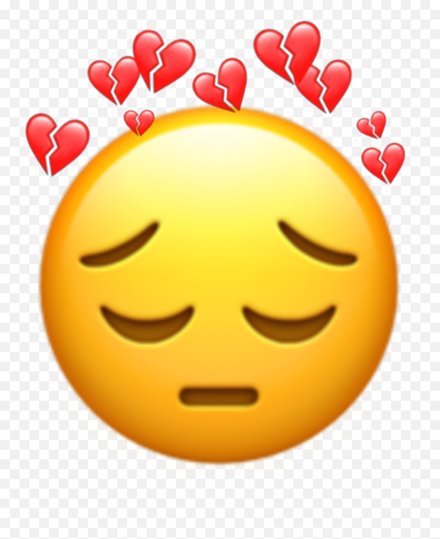Sad Brokenhearts Sticker - Broken Heart Cried Emoji,Finn Emoticon