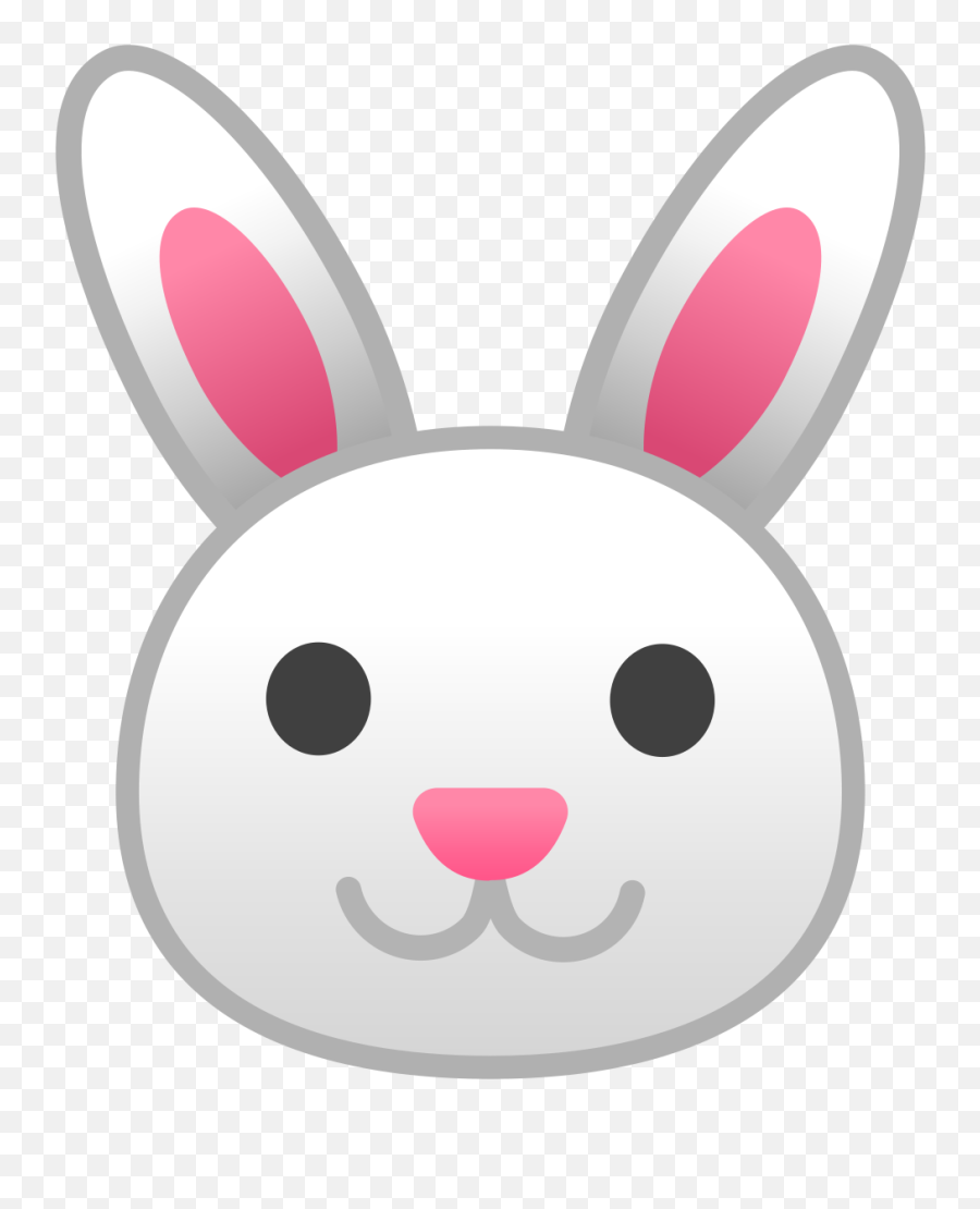 Rabbit Face Emoji - Caritas De Conejos De Pascua,Easter Emoji