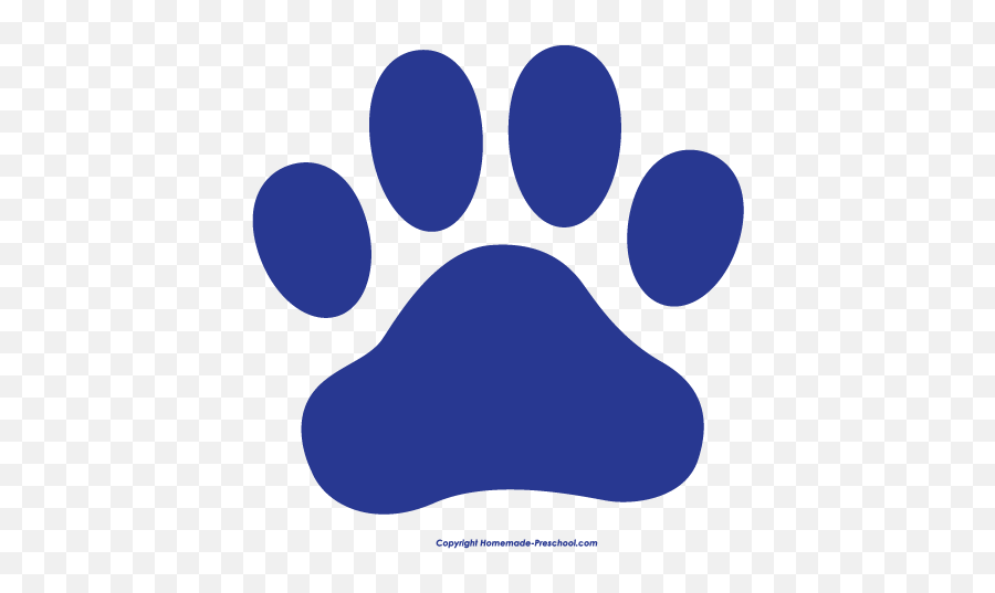 B Paw Logo - Clipart Best Pendleton County Wildcats Emoji,Dog Prints Emoji