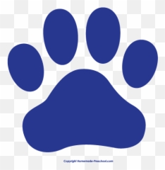 B Paw Logo - Clipart Best Pendleton County Wildcats Emoji,Dog Prints Emoji