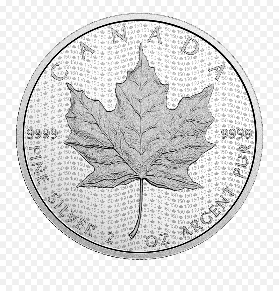 Canada 150 Collection - 2 Oz Canada Maple Leaf Silver Coin Emoji,Little Yellow Maple Leaf Meaning In Emotions