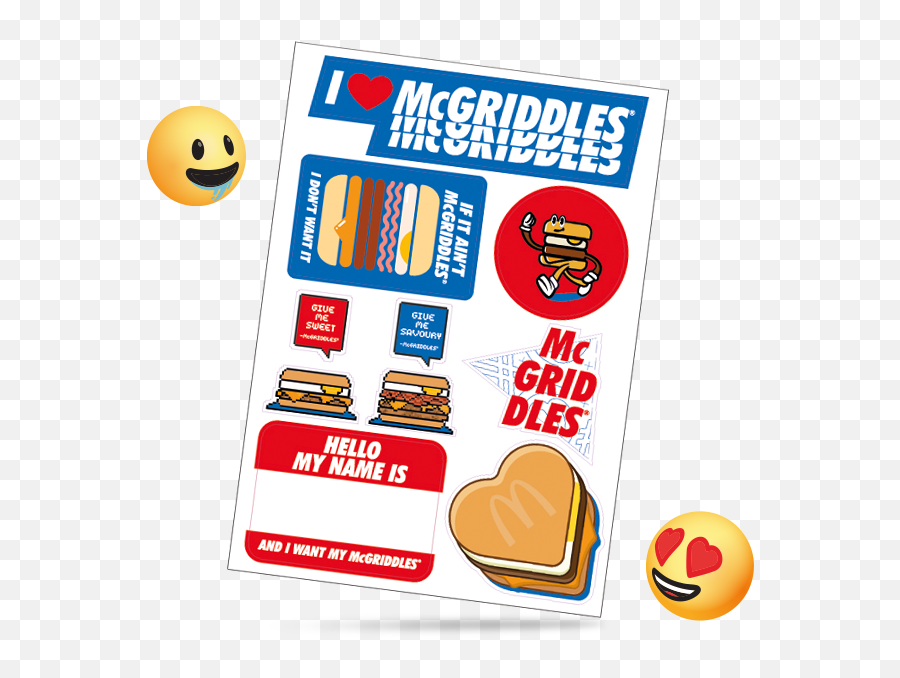 All - Day Mcgriddles Mcdonaldu0027s Emoji,Names Of Mcdonald's Emojis
