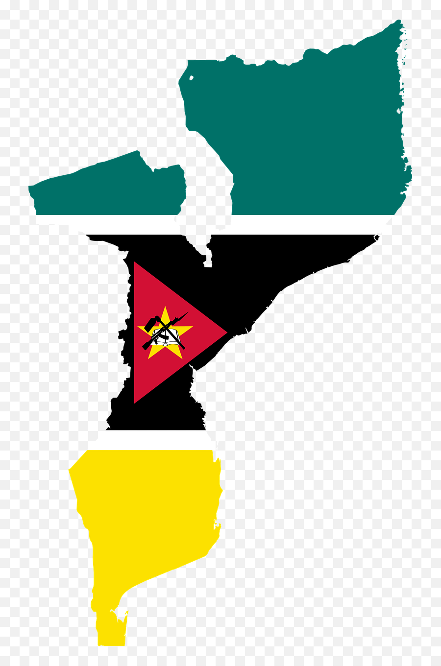 History Meaning Color Codes U0026 Pictures Of Mozambique Flag - Mozambique Flag Map Emoji,Guatemala Flag Emoji