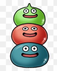 Slime Stack - 3 Slimes Dragon Quest Emoji,G Dragon Emoticon
