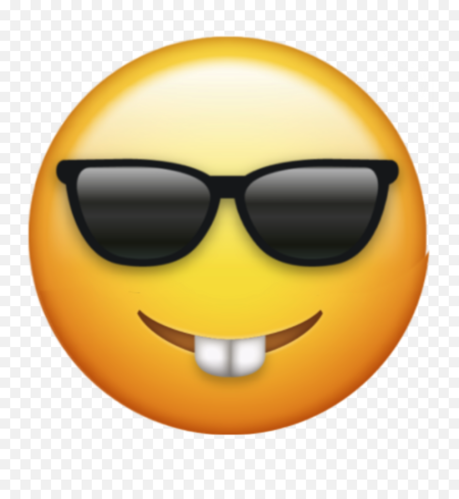 Nerd Cool Emoji Sticker - Happy,Cool Tool Emoticons In Browser