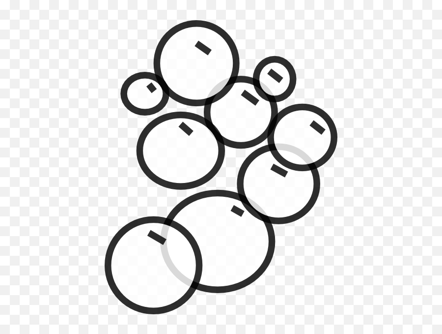 Free Bubbles Clip Art Black And White Download Free Bubbles - Clip Art Black And White Bubbles Emoji,Monochromatic Black And White Emoticons Android