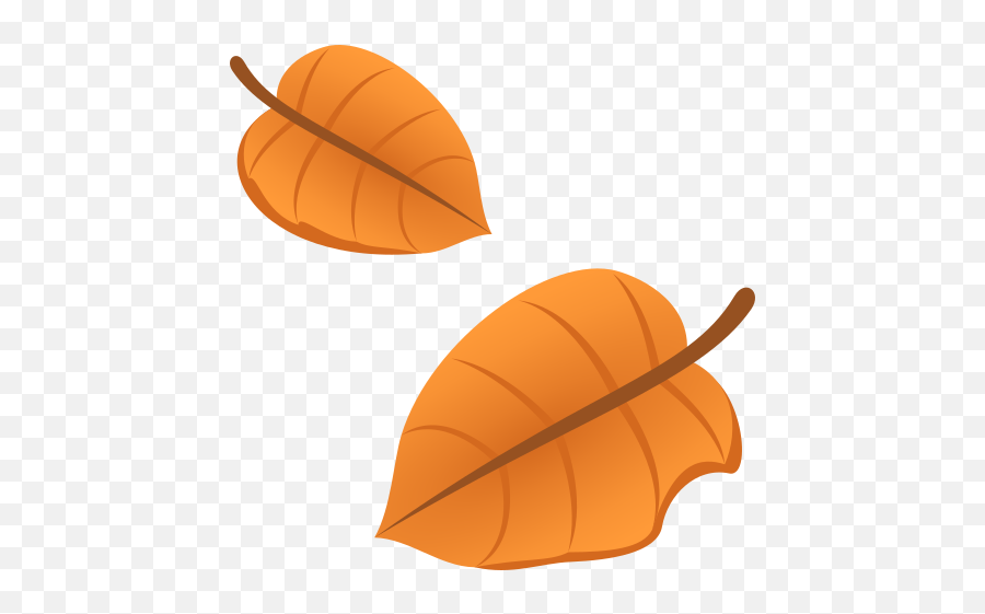 Emoji Fallen Leaf Autumn - Emoji Feuille,Facebook Emojis Leaves