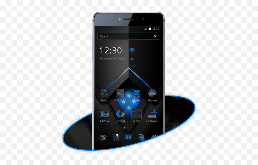 Matte Black Tech Theme - Camera Phone Emoji,Googe Emoji
