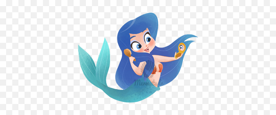 Aqua The Hair Stylist Mermaid - Mermaid Emojis,Hair Emoji
