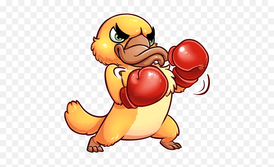 Boxing Telegram Stickers Sticker Search - Cooper The Platypus Emoji,Boxer Emoji