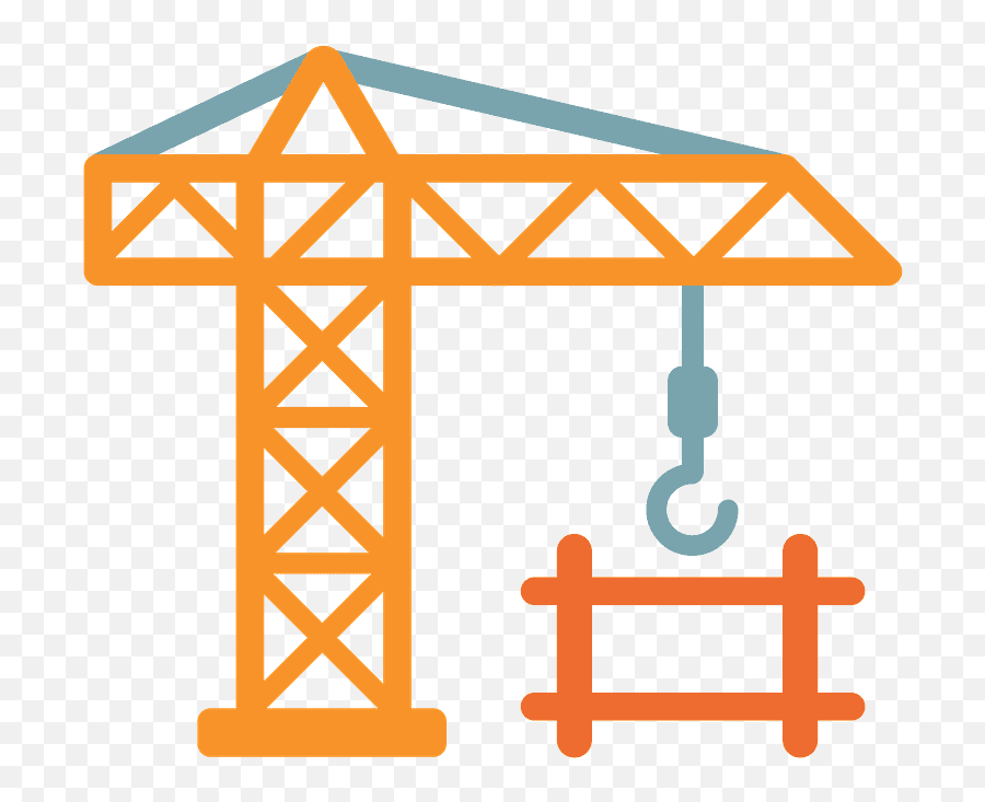 Building Construction Emoji Clipart - Emoji De Construccion,Building Emoji