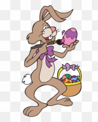 Clip Art Bunny Painting Easter - Happy Emoji,Bunny And Egg Emoji