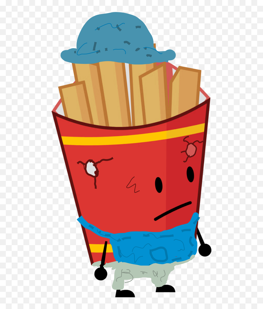 Scarecrow Fries 0 - Bfdi Assets Bodies Bfb Clipart Full Emoji,French Pose Emoticon