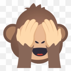 See No Evil Monkey Joypixels Gif - Transparent Cartoon Monkey Gif Emoji,Shaking My Head Emoji