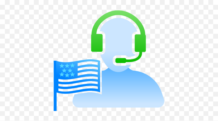 American Chat Flag Live Support Usa Free Icon Of Emoji,Usa Flag Emoticons.