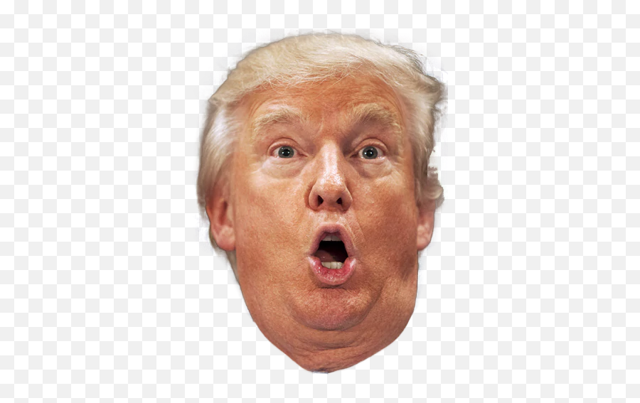Surprised Face Trump Png Transparent - Trump Face Transparent Background Png Emoji,Donald Trump Emoji Faces