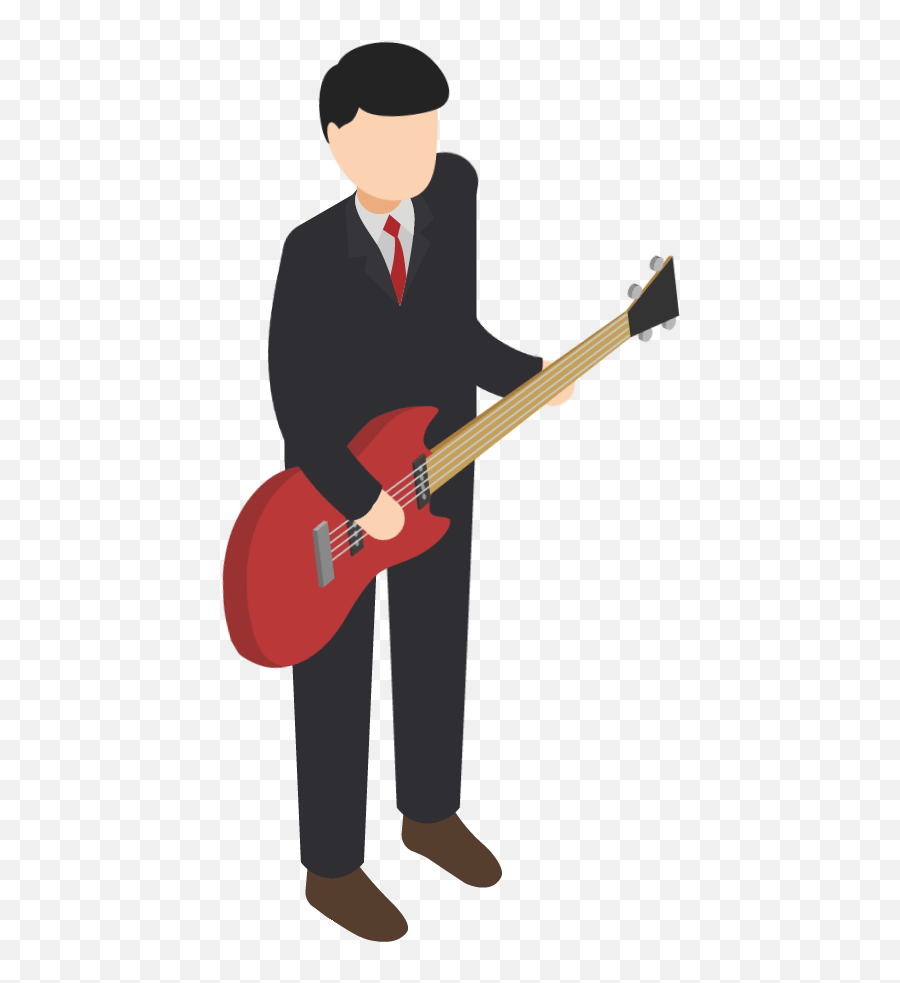 Playing Guitar Isometric People Flat Icons Png - Buner Tv Emoji,Asad Emoji