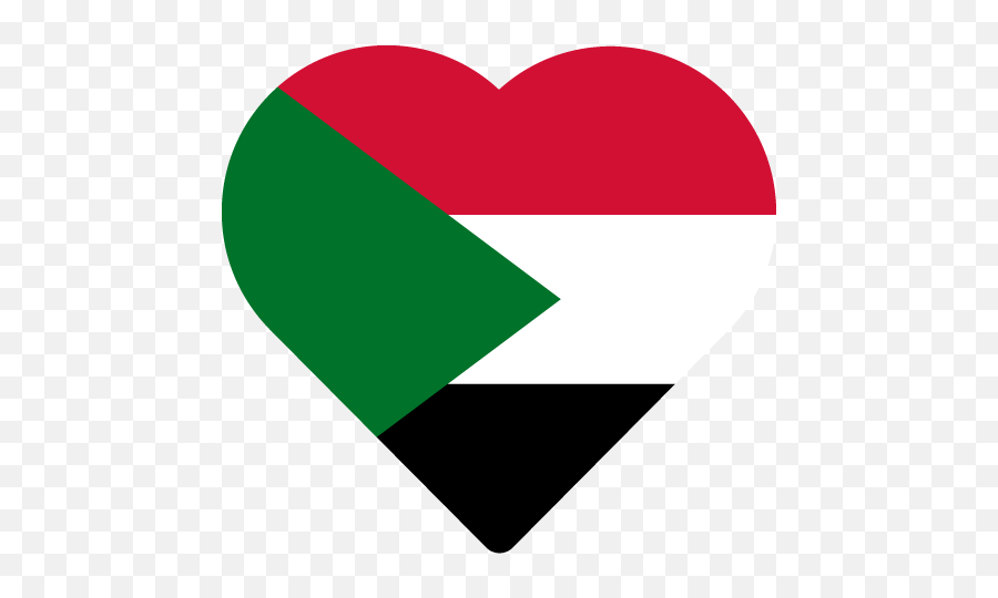 Vector Country Flag Of Sudan - Heart Vector World Flags Emoji,Kenya Flag Emoji