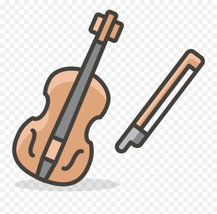 Violin Emoji Clipart - Emoji De Violin,Emoji Violin Trumpet Saxophone