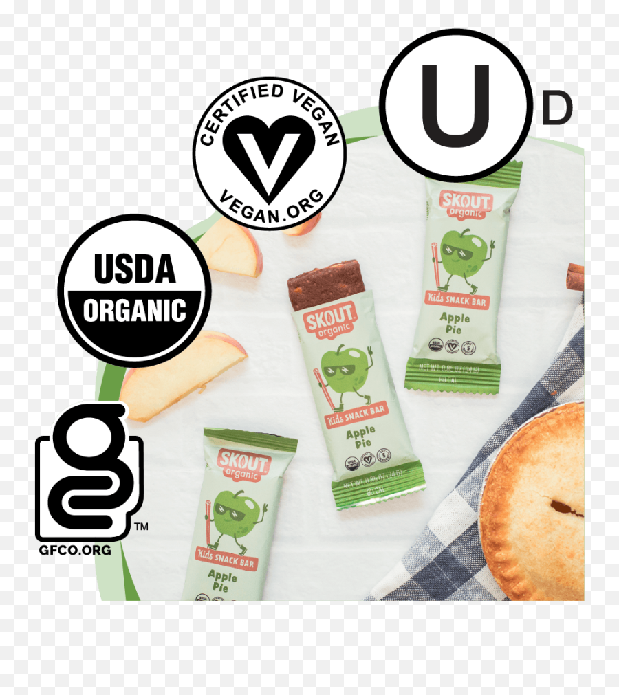 Skout Organic Real Food Bar For Kids Apple Pie Emoji,Apple Bite Emoji Fu Location