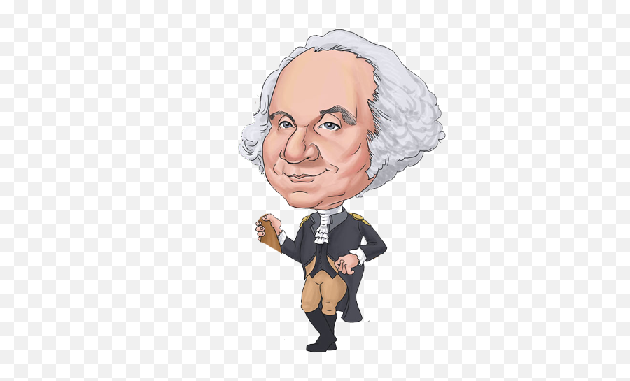 George Washington Clip Art Png - George Washington Vector Cartoon Emoji,George Washington Emoji