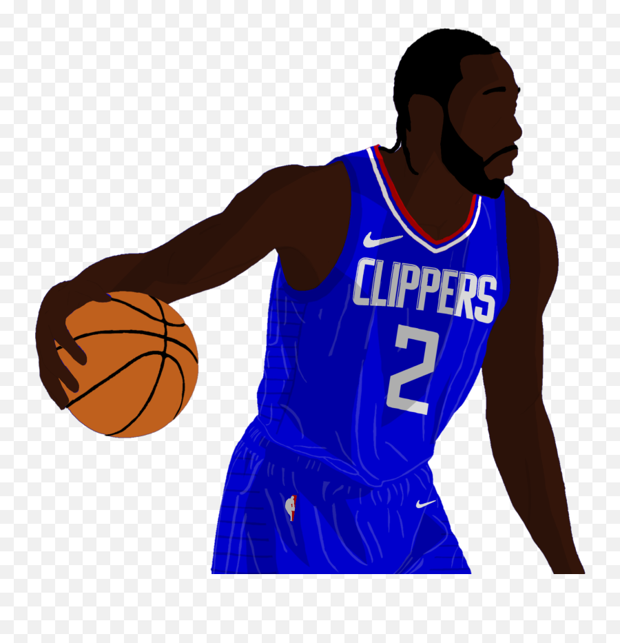 Kawhileonard Clippers Cartoon Sticker - Kawhi Leonard Png Clippers Emoji,Kawhi Leonard Emoji