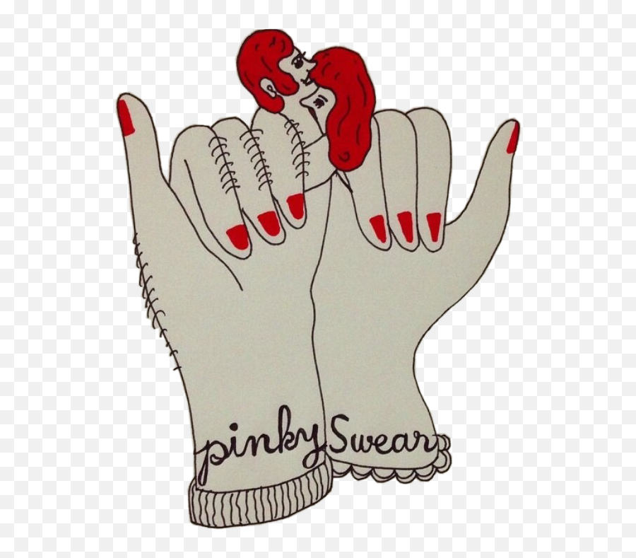 Pinky Pinkyluvv Pinkyswear Pink Sticker - Lovely Emoji,Pinky Swear Emoji