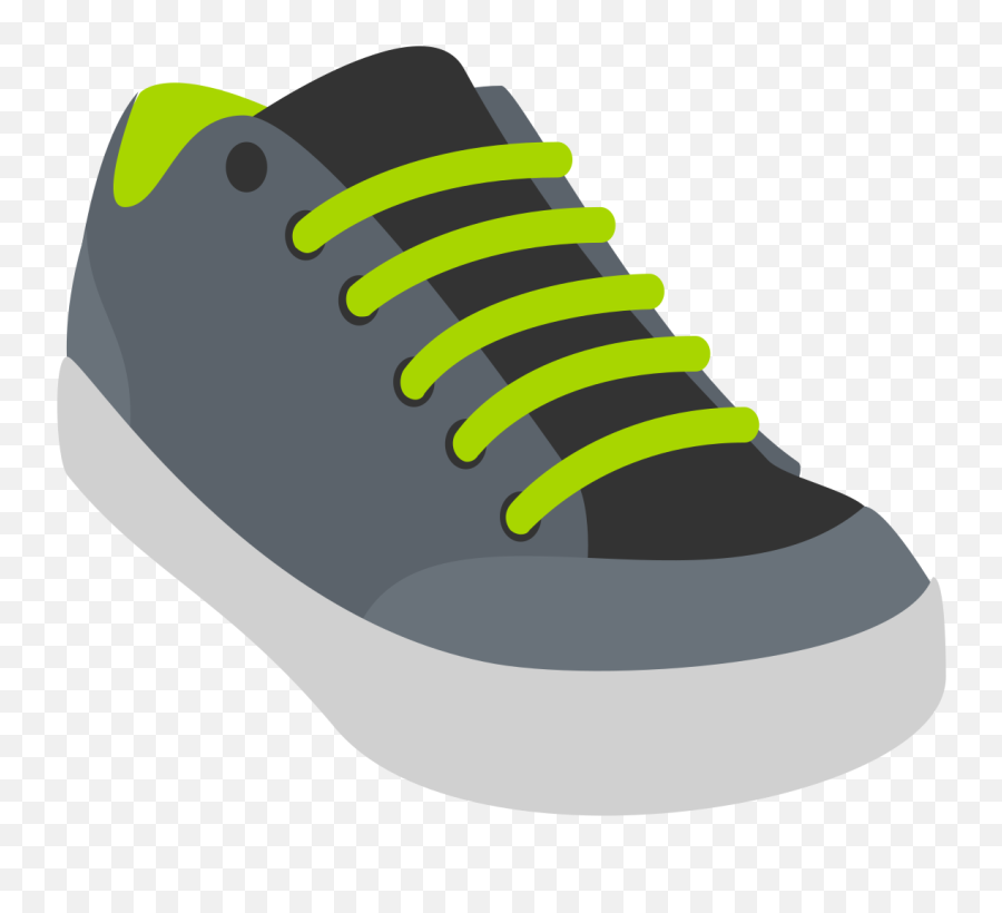 Running Shoe Emoji Clipart - Shoes Emoji,Shoes Emoji