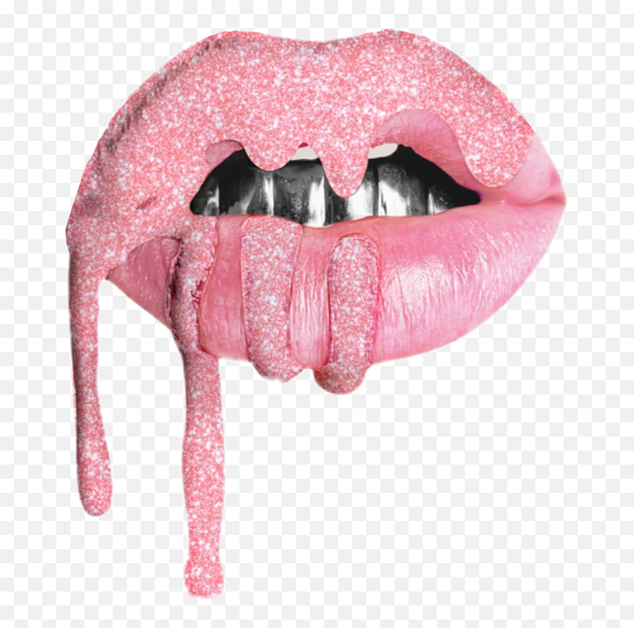 Lips Lipstick Kyliecosmetics Logo - Kylie Cosmetics Logo Pink Emoji,Kylie Jenner Emoji Wallpaper