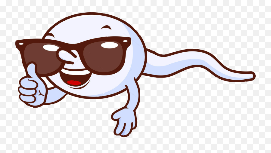 Sperm Sunglasses Clipart - Full Size Clipart 2123124 Semen Cartoon Png Emoji,Emoji Wearing Sunglasses