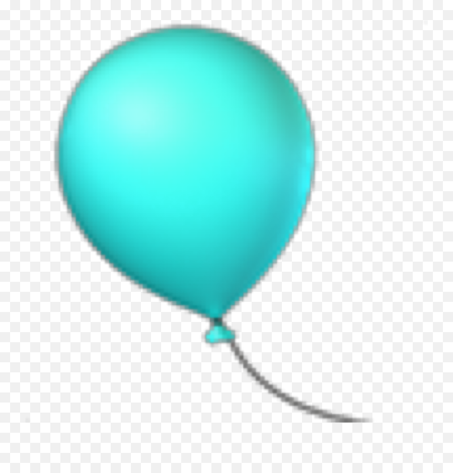 Lightblue Celeste Balloon Globo Sticker - Balloon Emoji,Balloon Emoji