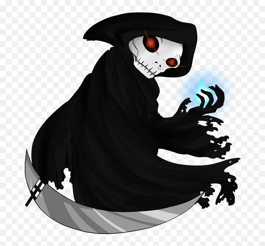 Clipart Horror - Clip Art Library Free To Use Reaper Emoji,Grim Reaper Emoji